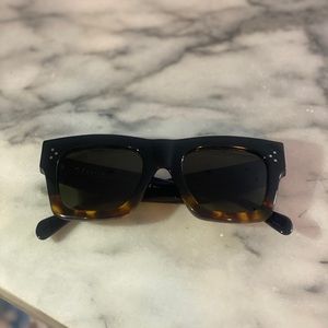 Celine Chunky Rectangle Glasses